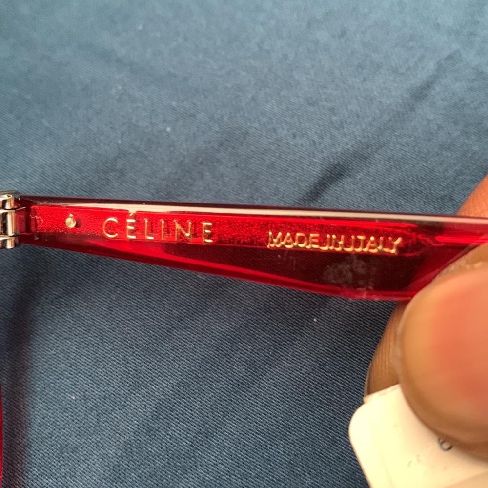 Celine Women’s Sunglasses (Red) - Picture 2 of 3